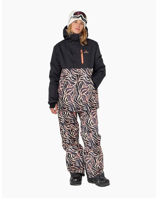 Rip Curl White Rip Curl Anorak Anti Series Ski Jacket