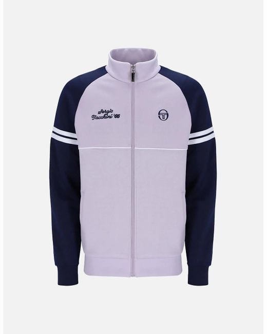 Sergio Tacchini Blue Orion Davis Track Top Jacket Thistle for men