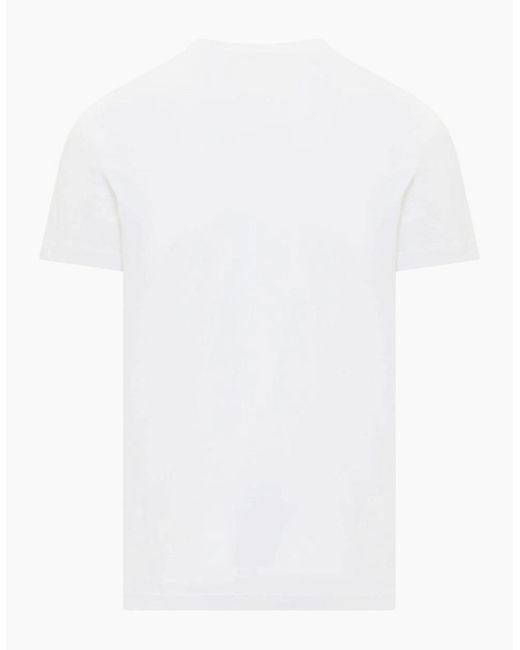 DIESEL White Industry Denim Division Logo T-Shirt