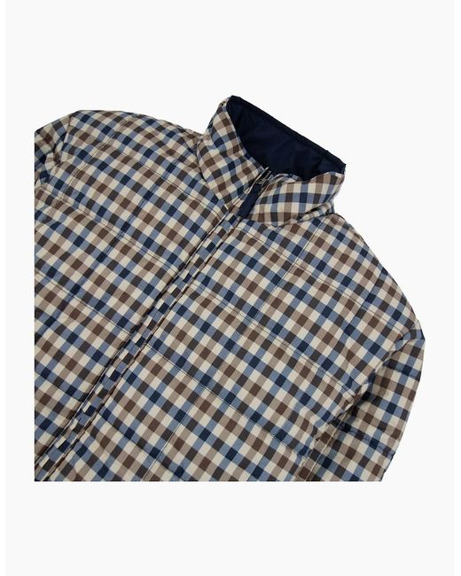Aquascutum Blue Rlg Active Reversible Jacket 11 for men