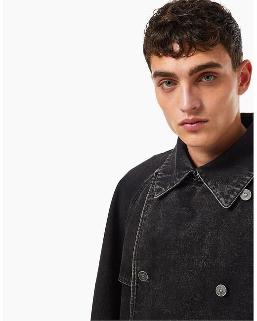 DIESEL Black Delrir Coat for men
