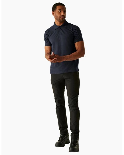Regatta Blue Professional Pique Polo Shirt for men