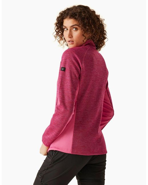 Regatta Pink Ladies Highton Iv Full Zip Fleece Jacket