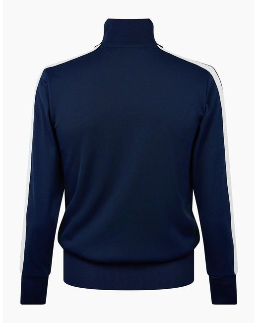 Palm Angels Blue Palm Logo Track Jacket for men