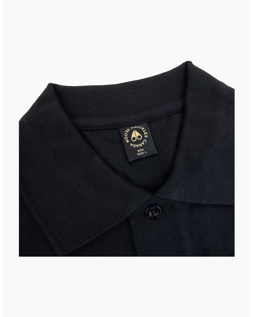 Moose Knuckles Black Series Everett Polo for men