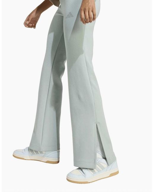 Adidas Green Soft Lux Flared Pants