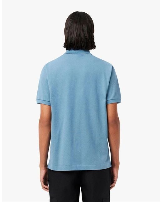 Lacoste Blue Fit L.12.12 Original Polo Shirt for men