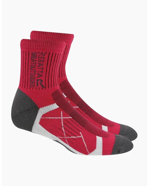 Regatta White Ladies Outdoor Boot Socks (Pack Of 2)