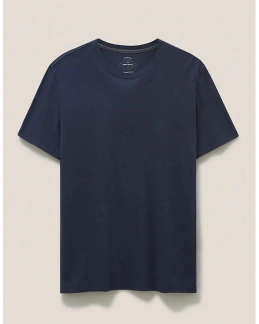 White Stuff Blue Abersoch Short Sleeve Tee Dark for men