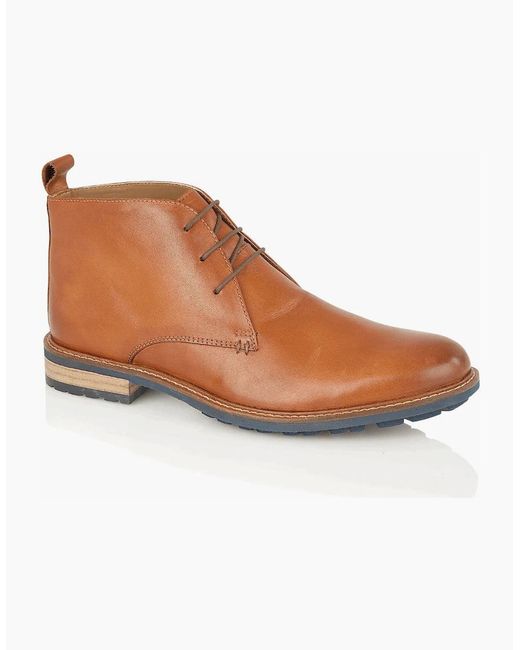 Silver Street London Brown Ludgate Boots Tan for men