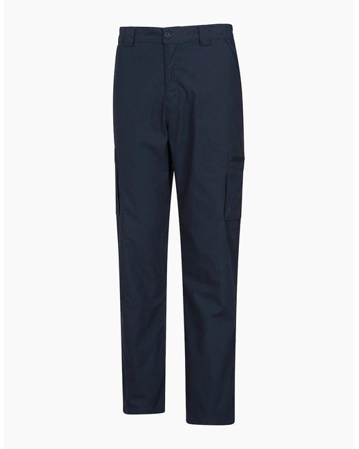 Mountain Warehouse Blue Trek Ii Trousers for men