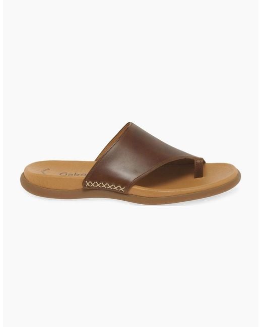 Gabor Brown Lanzarote Sandals