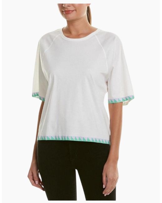 DIESEL White T Bren T Shirt Loose Fit Oversize Summer Relax Fit Top Xxs-M