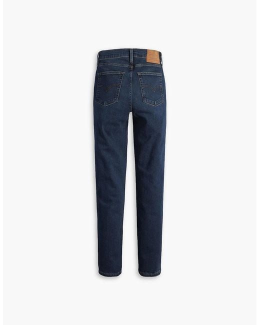 Levi's Blue Levi's High Rise Straight Leg Jeans