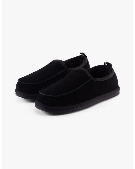 Hush Puppies Black Charles Slippers for men
