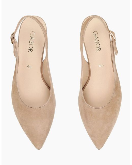 Gabor Natural Lazona Court Shoes