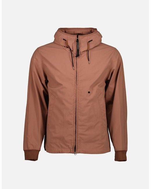 C P Company Brown Gd Shell Goggle Jacket for men