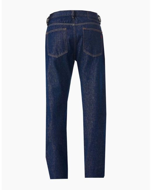 DIESEL Blue D-Viker Dark Denim Jeans for men
