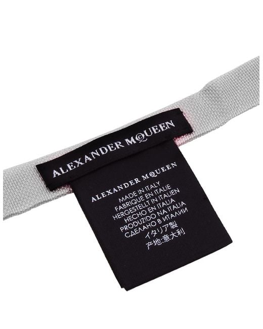 McQueen Gray Bow Tie for men