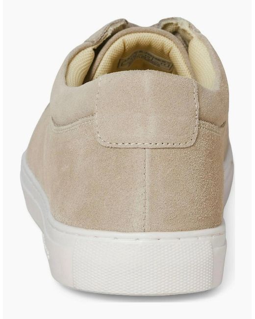 Jack & Jones White Galaxy Suede Trainers for men