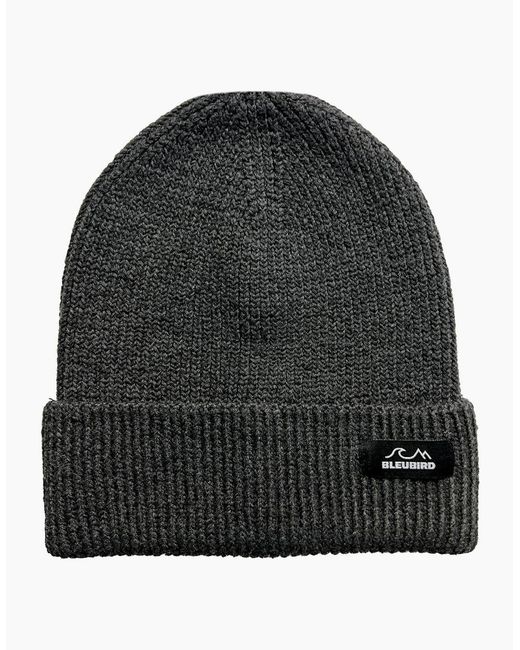 Bleubird Gray Adults Elements Ribbed Knit Cuffed Beanie