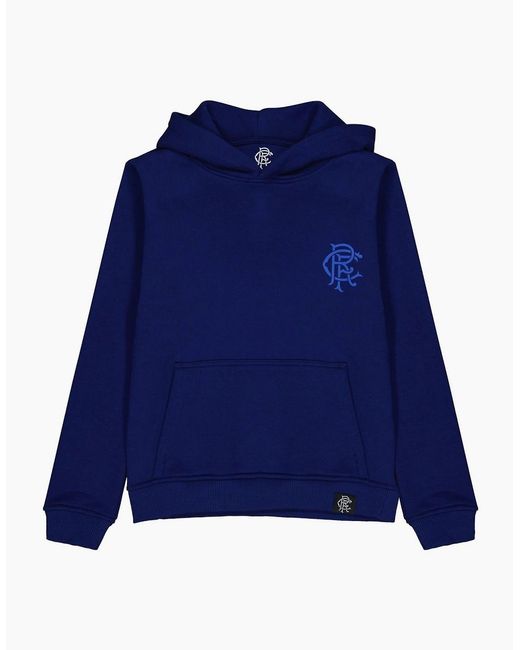 Castore Blue Hooded Regular Fit Sweatshirt