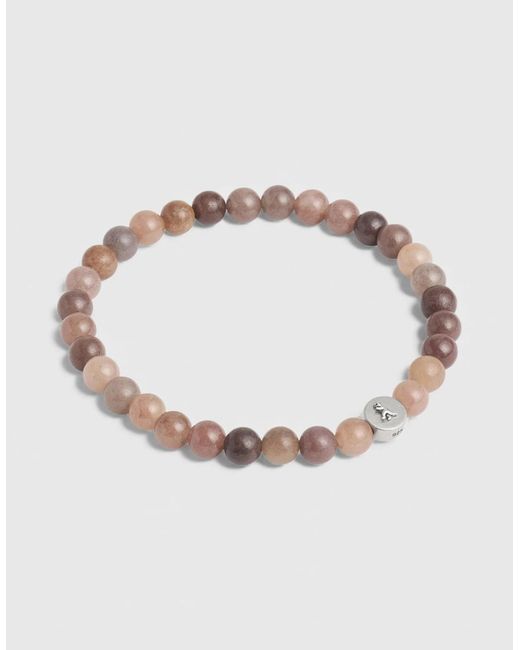 COACH Multicolor Signature Jade Bead Stretch Bracelet