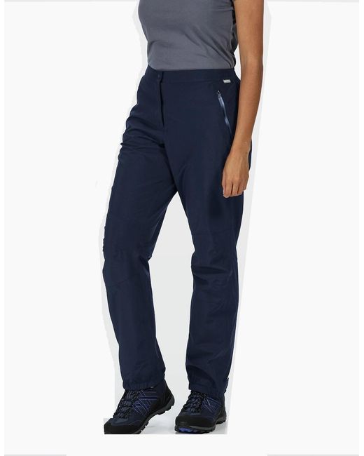 Regatta Blue Ladies Highton Walking Over Trousers