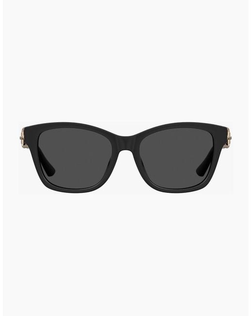 Moschino Black Buckle Detail All Sunglasses