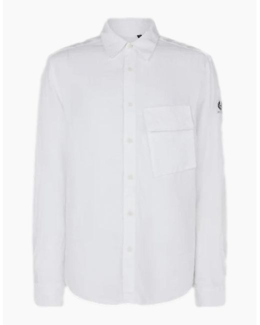 Belstaff White Scale Shirt for men