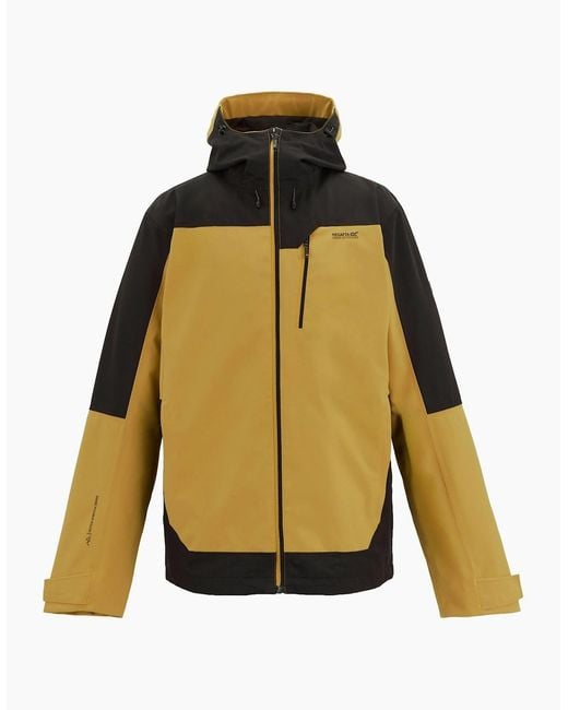 Regatta Yellow Highton Iv Stretch Waterproof Jacket for men
