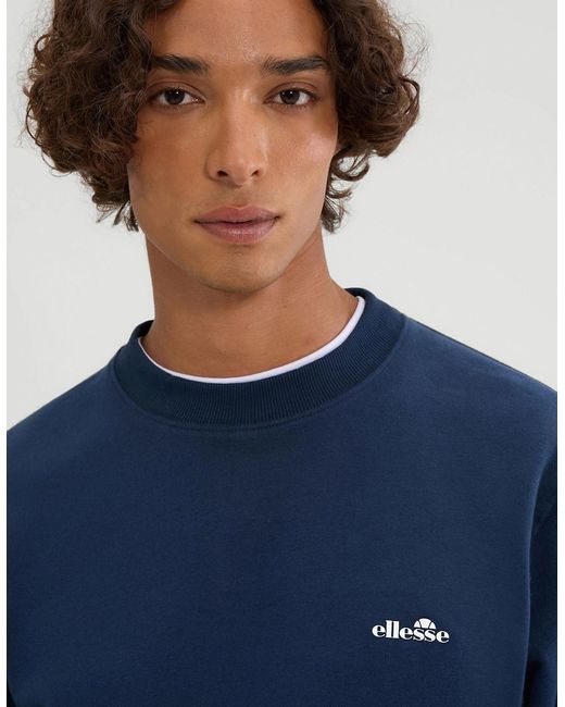 Ellesse Blue Corcolle Sweatshirt for men