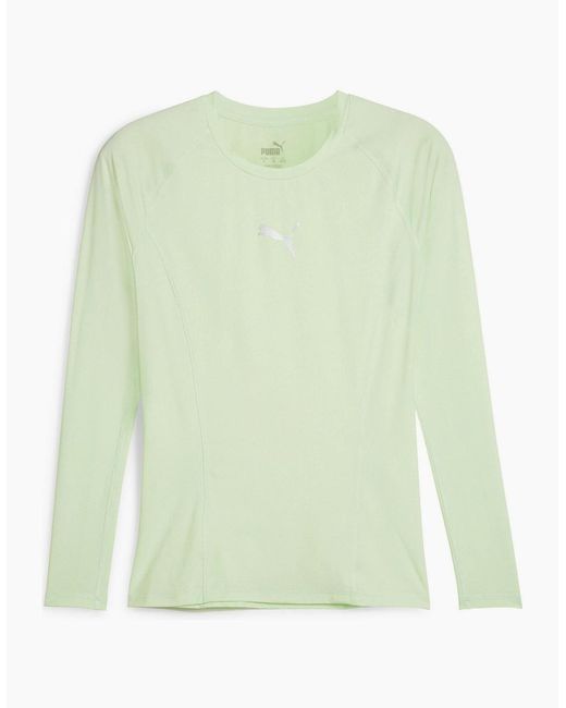 PUMA Green Liga Baselayer Tee Ls T-Shirt for men
