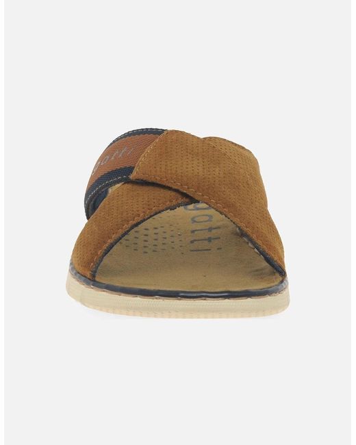Bugatti Brown Dario Sandals for men