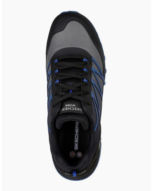 Skechers Blue Workwear Puxal Textile Safety Trainers for men
