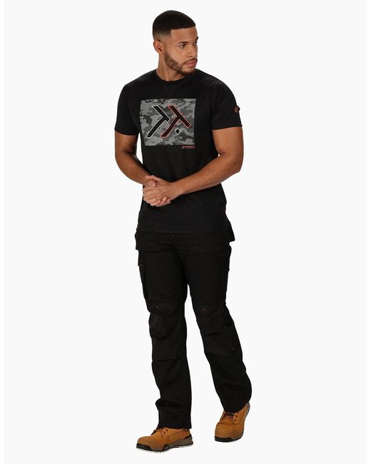 Regatta Black Professional Work Trousers for men