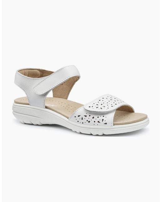 Hotter White Leah Ii Sandals