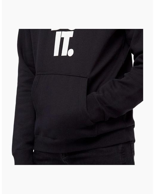 Nike Blue Hoodie Soft Fleece Sportswear Pullover Hoody Hybrid Hooded Sweatshirts for men