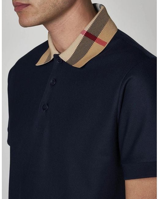 Burberry Blue Cody Polo for men