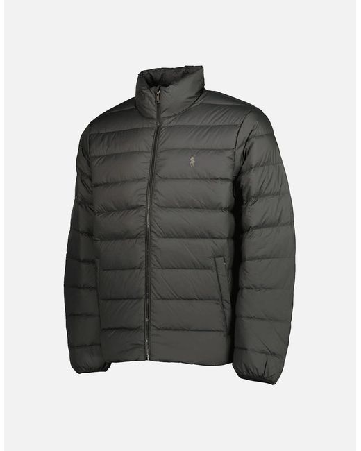 Ralph Lauren Gray Colden Packable Down Jacket for men