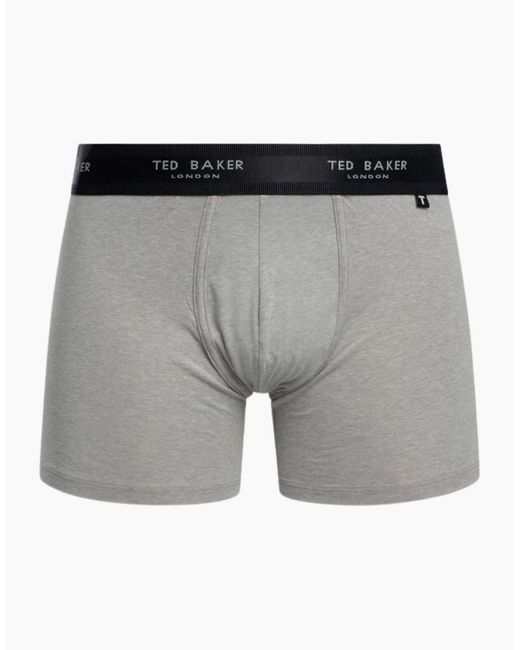 Ted Baker Gray 3-Pack Coloured Boxer Briefs for men
