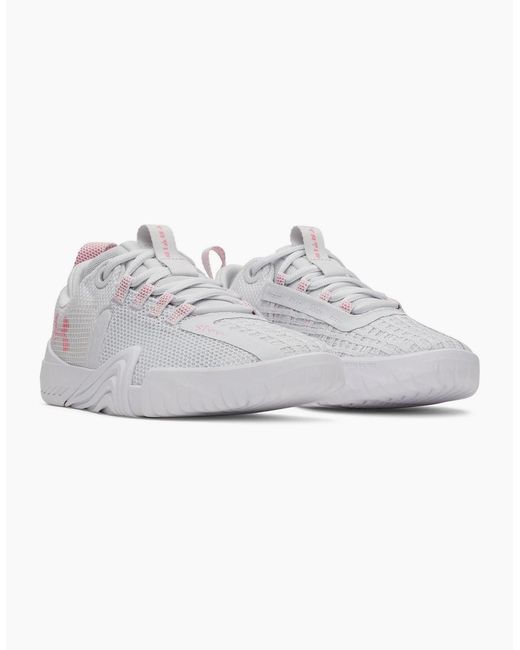 Under Armour White Tribase Reign Training Shoes