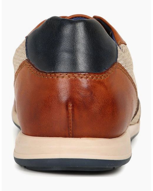 Bugatti Brown Truman Trainers for men