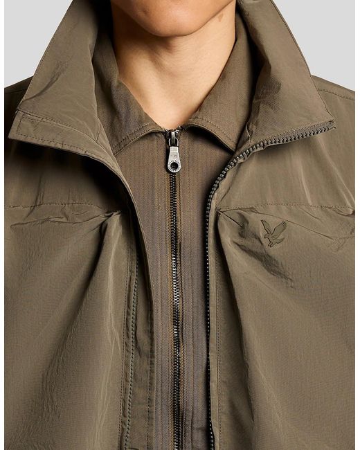 Lyle & Scott Green Lightweight Ripstop Gilet for men