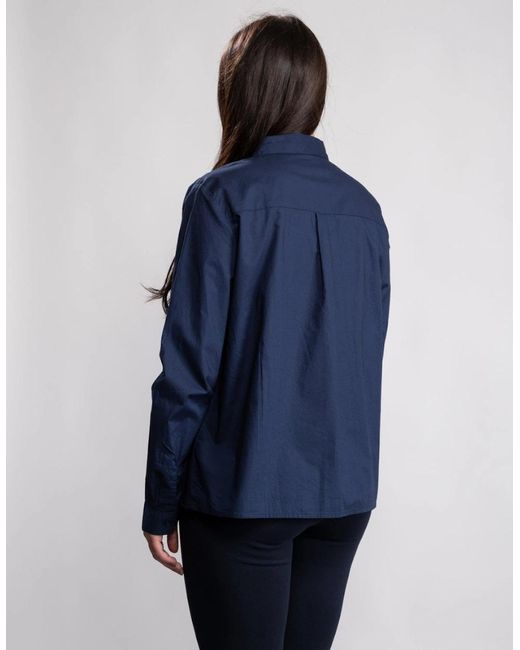 Great Plains Blue Great Plains Simone Pleated/S Shirt