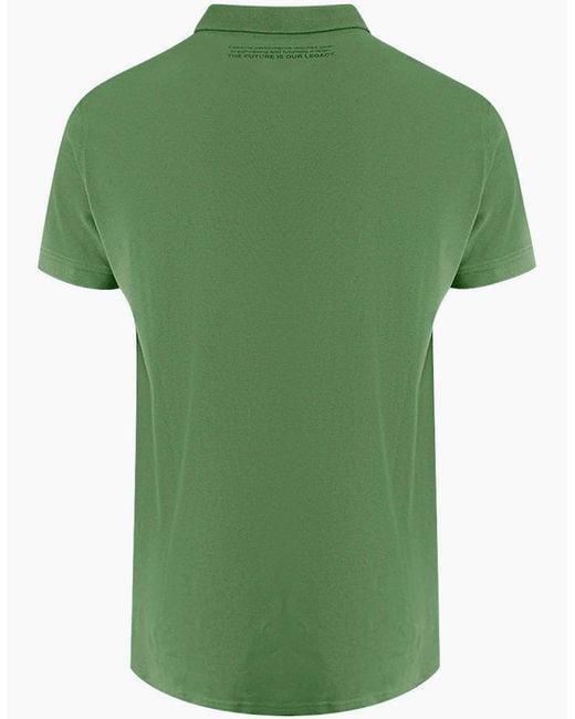 Philipp Plein Green Plein Sport Classic Logo Stretch Polo Shirt