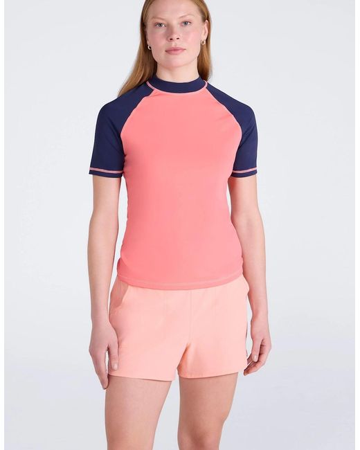 Mountain Warehouse Pink Ladies Uv Protection Rash Guard