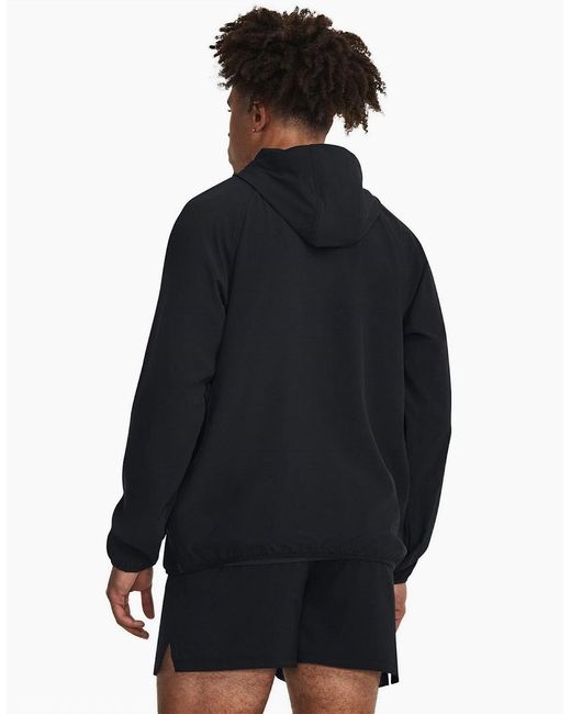 Under Armour Blue Rock Hooded Relaxed Fit Large Genie Sweatshirt for men