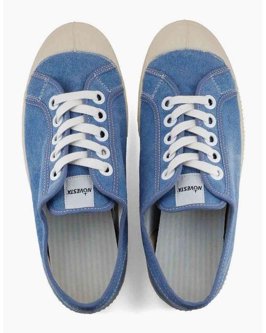 Novesta Blue Star Master Washed Canvas Trainers