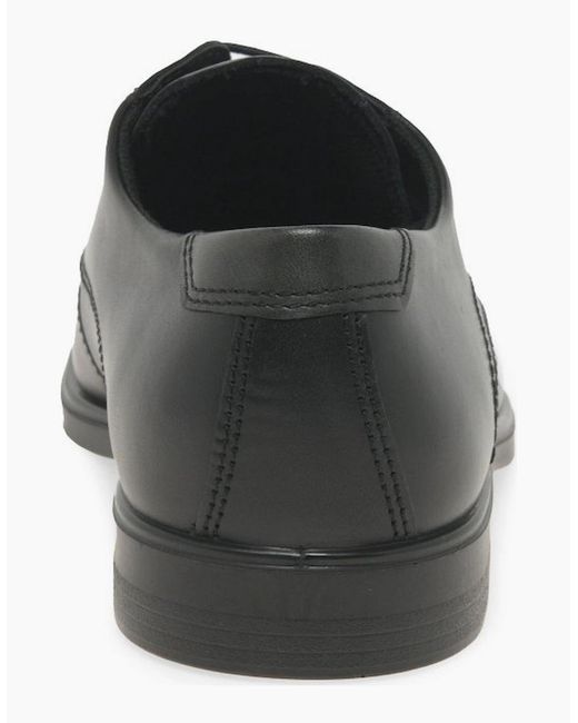 Ecco Black Melbourne Formal Lace Up Shoes for men